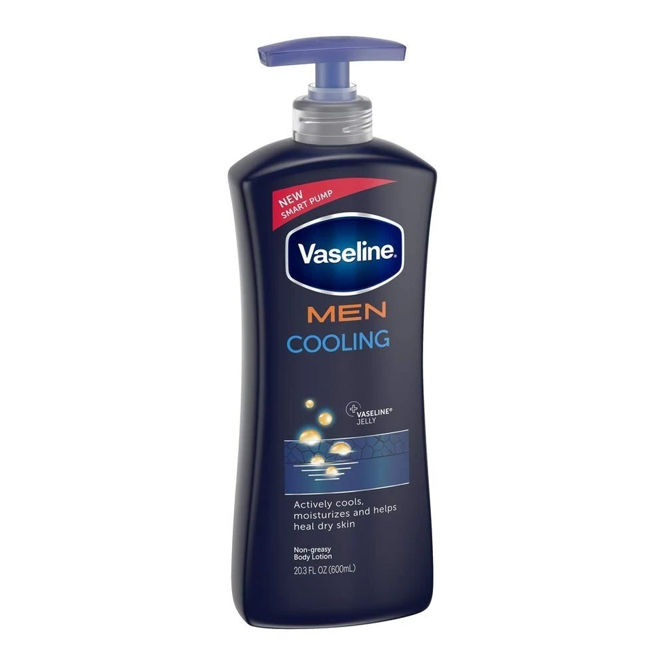 Vaseline Men Cooling Healing Moisture Dry Skin Body Lotion, 20.3 fl. Oz. - Image 1 of 1