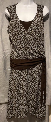 Medium Max Studio Stretch poco por debajo de la rodilla marrón Foto 1 de 4