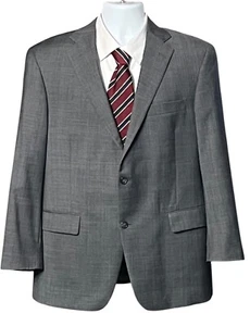 Giacca tuta lana blazer uomo 42R HART SCHAFFNER MARX grigio cappotto sportivo made in USA - Foto 1 di 10