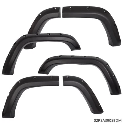 Textured Fender Flares Fit For 84-01 Jeep Cherokee XJ Sport Utility 4-Door 6Pcs Foto 1 de 4