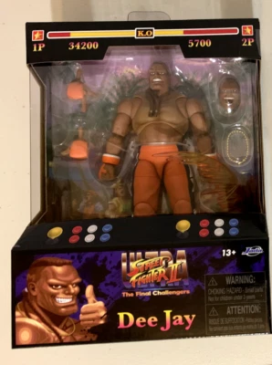Figura de acción Jada Toys DEE JAY Ultra Street Fighter II 6" envío gratuito EE. UU. Nueva Foto 1 de 4