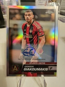 2022-23 Topps Chrome MLS Giorgios Giakoumakis Refractor Auto - Picture 1 of 2
