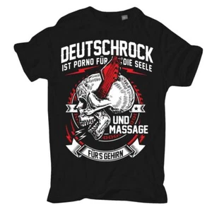 Herren T-Shirt Deutschrock Porno für die Seele Frei Krawall Band Deutsche Musik - Bild 1 von 3