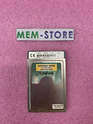 Datapak 260MB PC Card type II hard disk drive DP-PCM2/260 Rare! - image 1 of 2