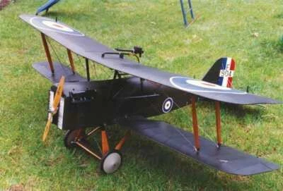 RAF S.E.5A (53”) RC Scale MODEL PLANE PLAN & Manual-Dennis Bryant - Image 1 of 2