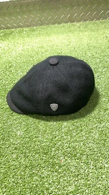 Gorra Dobbs Vintage Newsboy Sombrero Negro Algodón Mediana Foto 1 de 4