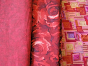 4,25 Yards Baumwollstoff Rosen Maywood Studio, Metro Bemartex, roter Ziegelstein - Bild 1 von 6