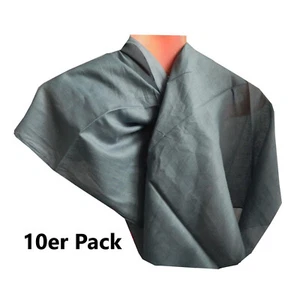 Wraps Grey 10 Pack Cotton Solid Color Cloth Plain Accessory - Picture 1 of 1