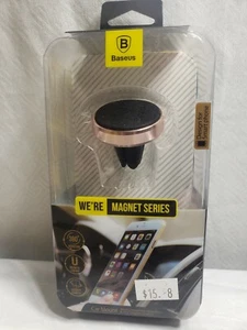 Baseus 360 Rotation Magnetic Mount Holder Cellular Phone Car Dash Mount Vent - Picture 1 of 6