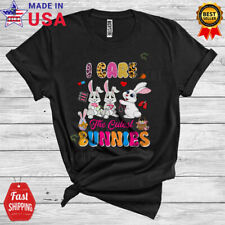 I Care The Cutest Bunnies Easter Three Bunnies Nurse Proud Nursing Nurse T-Shirt