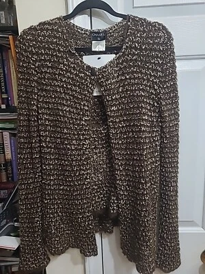 Conjunto de suéter y correa en T de mezcla de lana mohair CHANEL talla 40 S/M Foto 1 de 4