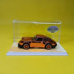 Hot Wheels 71 PORSCHE 911 Orange CHROME (WANGSTAR CUSTOM) METAL/METAL REAL RIDER - Picture 1 of 15