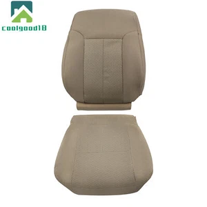 Cubierta de asiento inferior y superior bronceada del lado del pasajero adecuada para Ford F-150 XLT 2011-2014 - Imagen 1 de 24