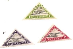 1936 Liberia Air Mail - 3 stamps....Good Used - Picture 1 of 1