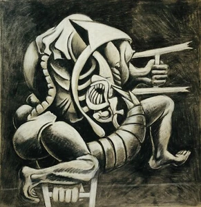 Artist: Richard Ennis (1958- ). Modern British. Handicapped Again - Picture 1 of 1