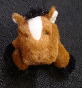 RARE NEW 5" Retired Ganz Soft Spots HORSE Plush FARM COLLECTION #H13717 - Picture 1 of 7