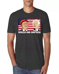 Grazed and Confused Trump Biden Funny Dazed Movie Mens Premium T-Shirt - Bild 1 von 8