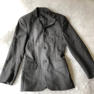 Sisley Men’s XS Slim Wool Gray Polyester 3-button Blazer Jacket - Picture 1 of 4
