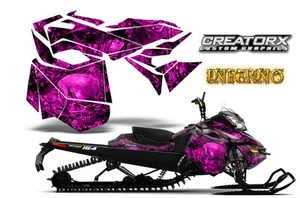 SKI-DOO REV XM SUMMIT SNOWMOBILE SLED GRAPHICS KIT WRAP CREATORX INFERNO P - Picture 1 of 1