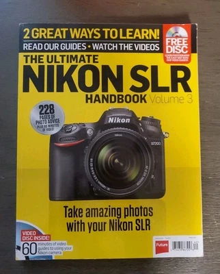 Ultimate NIKON SLR Cámara Manual Volumen 3, Incluye DVD, USADO EN EXCELENTE ESTADO, ¡CASI COMO NUEVO!  Foto 1 de 4