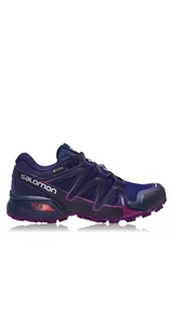 Salomon Women’s Purple Speedcross Vario 2 GTX Running Trainers UK5 Brand New - Picture 1 of 5