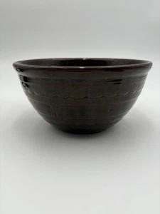 Vintage Marcrest Stoneware Bowl Daisy / Dot Oven Proof 9” Beautiful - Picture 1 of 6