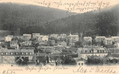 Friedrichroda vue carte postale 1904 - Photo 1/2