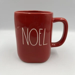 RAE DUNN Artisan Red Christmas Holiday Large MUG COFFEE CUP "NOEL" Excellent - Picture 1 of 6