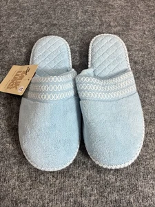 Muk Luks Women Memory Foam Insole Freesia Blue Color Flip-Flop Slipper M 7-8 - Picture 1 of 6