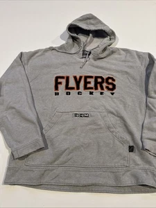 CCM Philadelphia Flyers Hockey Uomo 2XL Pullover Felpa con Cappuccio - Foto 1 di 9