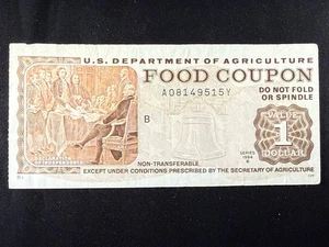 USDA Food Stamp Coupon $1 Series 1994 B (B) SPC1638 - Picture 1 of 2