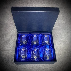 Caledonian Crystal - Scotland - Shot Glasses - Set of 6 – 3” Tall – Boxed - Picture 1 of 20
