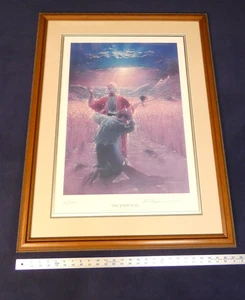 THE PRODIGAL Ron DiCianni ( EARLY PRINT 113 - 7500 ) in Glass Wood Frame Signed - Picture 1 of 8