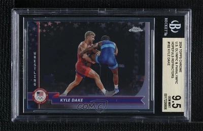 2024 Topps Chrome US Olympic & Paralympic Team and Hopefuls Refractor Kyle Dake - Image 1 of 2
