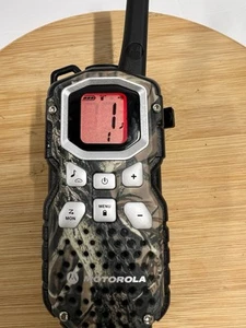 One Motorola MS355R FRS Two Way Radio/ Walkie Talkie 35 Mile Camo Waterproof - Zdjęcie 1 z 7