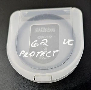 Nikon Vintage NC Japan 62mm Fotografie Kamera Filter - mit Tasche - Bild 1 von 2