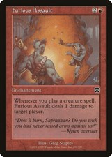 Magic MTG Tradingcard Mercadian Masques 1999 Furious Assault 191/350