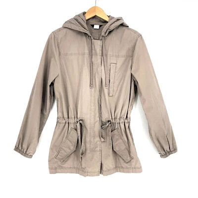 Chaqueta de campo utilitaria ligera Anorak J.Crew talla M capucha ligera topo Foto 1 de 4