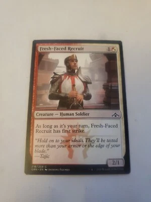 MTG Fresh-Faced Recruit Guilds of Ravnica 216/259 Regular Common - Image 1 of 2
