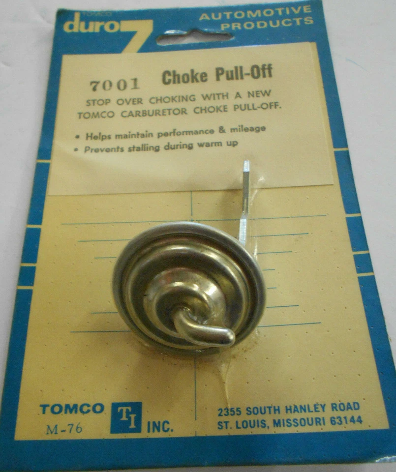 Tomco 7001 Choke Pull-Off 1964-67 Dodge Chrysler 361 383 Stromberg Carburetor  - Image 1 of 3