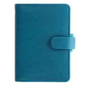 Filofax Saffiano Mini Personal Organiser Planner Faux Leather Aquamarine 12cm - Picture 1 of 3