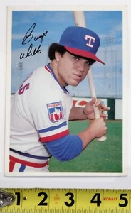 5" X 7" 1981 TOPPS Baseball MLB Card BUMP WILLIS Texas RANGERS Second Base - Picture 1 of 2