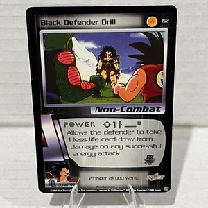Tarjeta limitada de Dragon Ball Z Black Defender Drill #152 TCG/CCG - Imagen 1 de 2