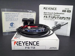 1PZ Nuovo Keyence FS-T2 Amplificatore Sensore Fibra Ottica FST2 Nuovo con Garanzia - Foto 1 di 3