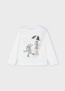 MAGLIA MAGLIE BAMBINA MAYORAL 4067 04067 81 BIANCO ORIGINALE AI 2025 - Foto 1 di 2