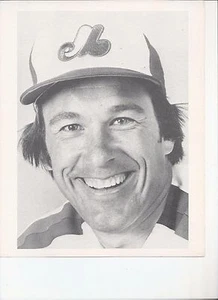 8 1/2 x 11 B/W Foto Gary Carter Montreal Expos {178} - Imagen 1 de 1