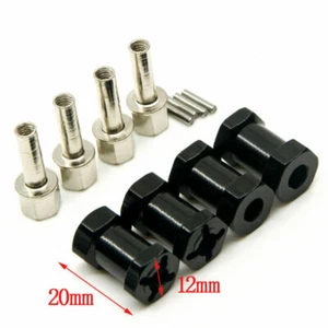 SCX10 WRAITH Alum 20mm Offset Hex Adaptor 12mm Hex Wheels for RC Rock Crawlers - Picture 1 of 6