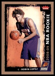 2008-09 Fleer Robin Lopez Rookie Phoenix Suns #215