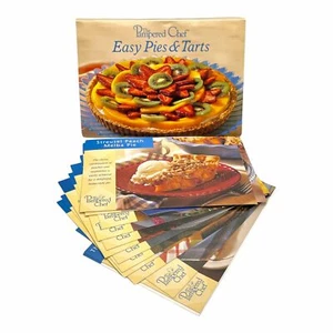 Pampered Chef Easy Pies & Tarts 10 Recipe Cards 2004 - Picture 1 of 4