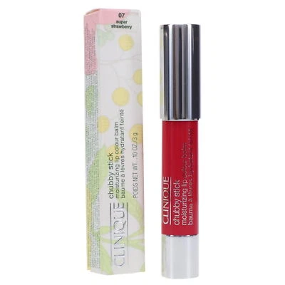 CLINIQUE Chubby Stick Moisturizing Lip Colour Balm Super Strawberry 0.21 oz - Image 1 of 4